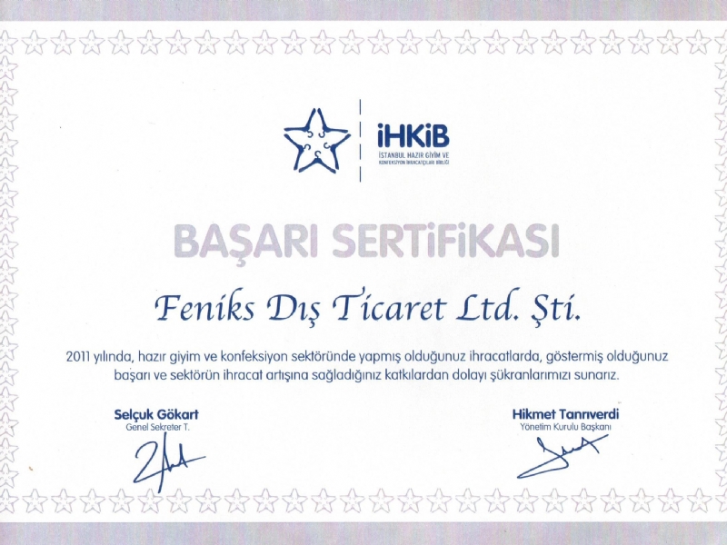 Our Certificates