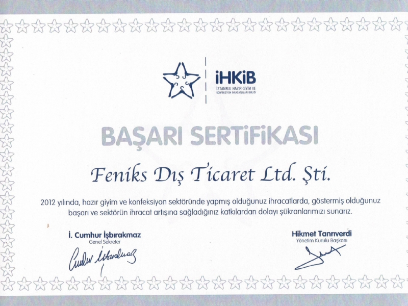 Our Certificates