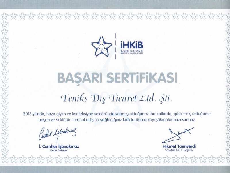 Our Certificates